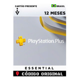 Gift Cartão Psn Plus 12 Meses Brasil Brasileiro Playstation