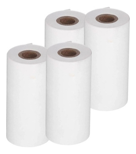 Set 4 Rollos Térmicos 12mtrs Papel Térmico 57mmx30mm