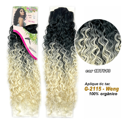 Kit  2  Aplique Alongamento Afro Tic  Tac  Promoção!!!