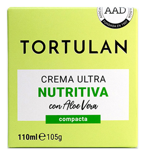 Tortulan Crema Ultra Nutritiva Con Aloe Vera 110 Ml