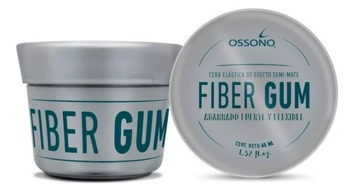 Cera Crema Modeladora Para Cabello Fiber Gum Ossono X 45ml