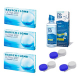 3 Caixas Lentes Contato Ultra Bausch 16 Horas Uso / Hidrogel