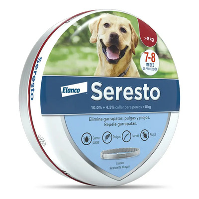 Seresto Collar Antipulgas Grande Perros Mayores De 8 Kg  | Meses sin interés