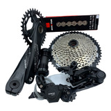 Kit Grupo 12v Inviktus Completo Bike 1x12v Mtb Cassete 11x50