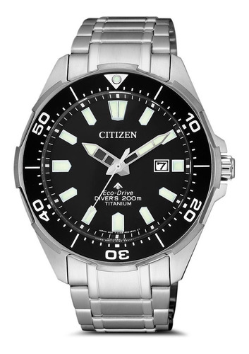 Reloj Citizen Promaster Bn020081e Hombre Color De La Malla Acero Color Del Bisel Negro Color Del Fondo Negro