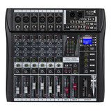 Mezcladora Mixer 6 Canales Efectos Ct60-usb Consolas Sonido