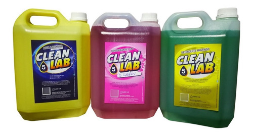 Pack Detergente Lavandina Desodorante Todo X 10 Lt Clean Lab