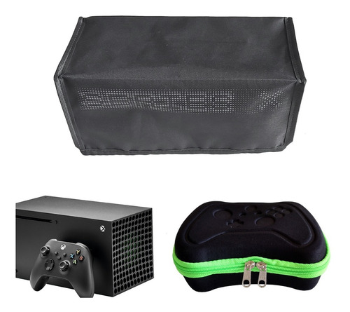 Kit Capa Protetora Novo Xbox Series X + 1 Case Controle Eva