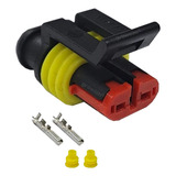 Kit Reparador Ficha Conector Estanco 2 Vías Hembra X 5 