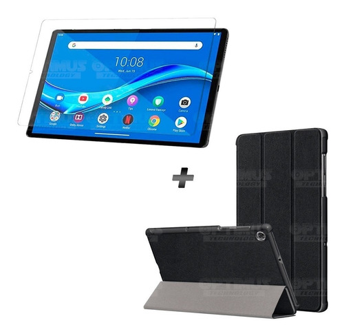 Combo Vidrio Y Estuche Tablet Para Lenovo M10 Plus Tb-x606f