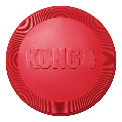 Kong Flyer Frisbee Chico Flexible Y Durable Caucho Natural