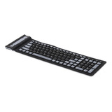 Teclado Inalámbrico 2.4g 107 Teclas Portátil Plegable Suave