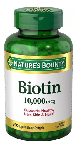 Biotina 10.000mcg Nature Bounty