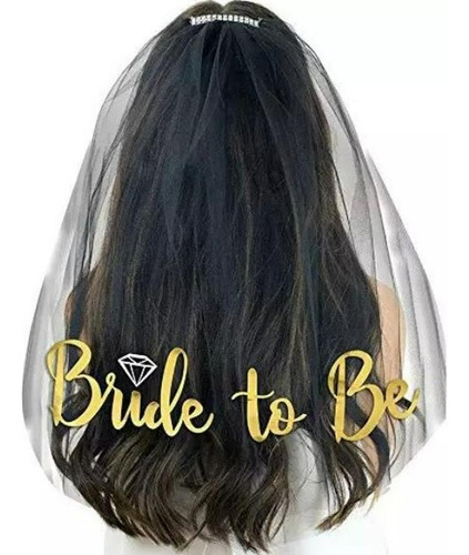 Velo De Novia Bride To Be - Blanco