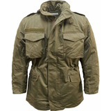 Chaqueta Parka Militar Austriaca Bundesheer M-65 Con Capucha