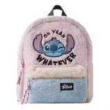 Mochila Infantil E Feminina Stitch Plush Design Cute