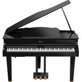 Piano Digital Roland 1/4 De Cola Hibrido Ebano Marfil Gp 607