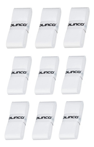 Cubregrip Overgrip Solinco Wonder Tenis X 9 Unid Blancos