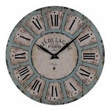Reloj De Pared Decorativo De Roble Antiguo Grande, Estilo V