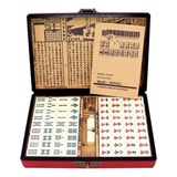 Set De Mahjong Chino Con 144 Cartas De Mahjong Clásico