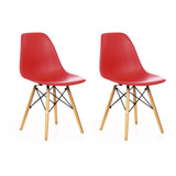 Pack 2 Sillas Eames Rojas