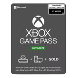 Xbox Game Pass Ultimate 12 Meses Xcloud Xbox One/series X|s
