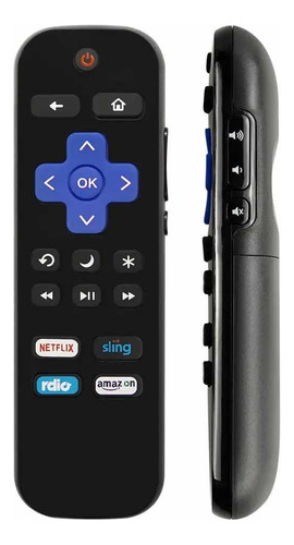 Mando A Distancia Roku Tv Compartible Con Toda Tv Roku