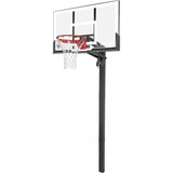 Sistema Basquet Tablero Spalding Profesional Gold In Ground 