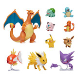 Pokemon Paquete De 10 Figuras Oficiales De Batalla  Pikachu