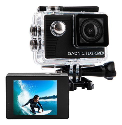 Camara Sport Sumergible Hd Display Simil Go Wifi Deportiva