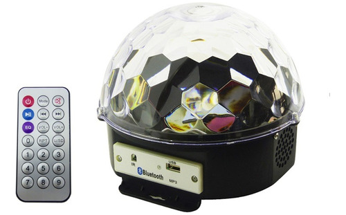 Led Magic Ball Bluetooth, Usb, Control Pendrive Y Parlantes