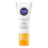 Nivea Sun Bloqueador Solar Libre De Aroma Con Fps 50+, De Se