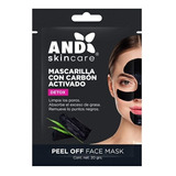 Mascarilla Facial Coreana Peel Off And Con Carbón Activado Tipo De Piel Mixta