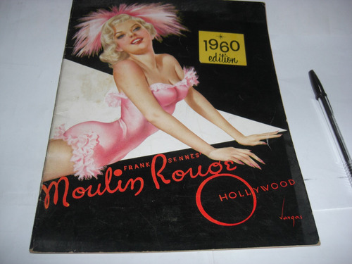 Libro Moulin Rouge Frank Sennes 1960 Edition Programa