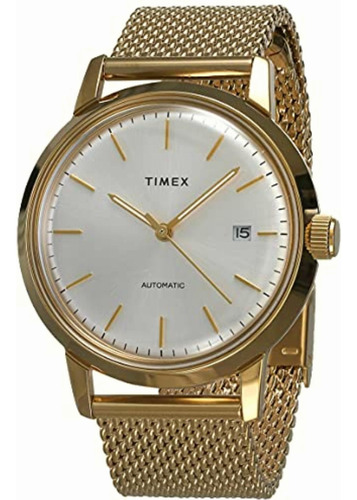 Timex Marlin Reloj Automático De 40 Mm Para Hombre, Malla