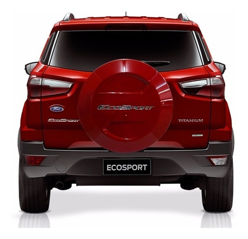 Cubre Rueda Rojo Metalico Bepo Para Ford Ecosport Kinetic