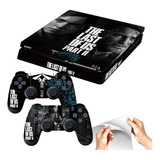 Skin Ps4 Playstation 4 Slim The Last Of Us + Skins Controle 