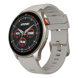 Reloj Inteligente Smartwatch Igpsport Lw10 Cardio Fitness Caja Gris Claro Malla Gris Claro Bisel Gris Claro