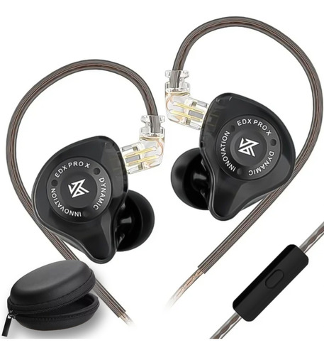 Audífonos Kz Edx Pro X Con Micrófono Monitores In Ear Gamers