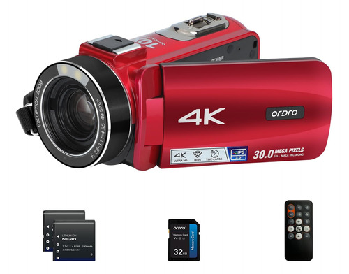 Videocámara 4k Cámara De Video Con Enfoque Automático Y Zoom