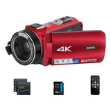 Videocámara 4k Cámara De Video Con Enfoque Automático Y Zoom