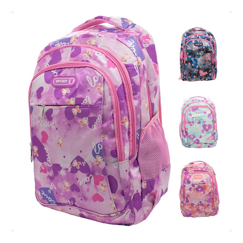 Bolsa Escolar Feminina Juvenil Infantil Mochila Personalizad