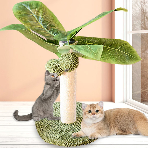 Rascaderos Arbol Torre Para Gatos De Cocotero Sisal Juguete