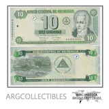 Nicaragua Billete 10 Cordobas 2002 P-191 Unc