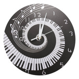 Zz Elegante Reloj De Piano Con Forma De Onda Para Notas