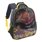 Mochila Escolar Dinosaurios Niños Dino Infantil Reforzada 12