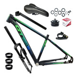 Kit Quadro De Bicicleta Gts Prom5 Aro 29+suspensão+peças Mtb