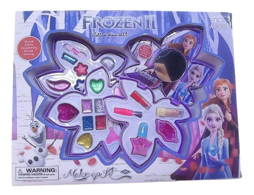 Kit Estojo De Maquiagem Infantil Frozen 2