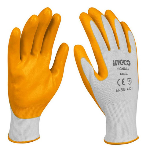 Guantes De Trabajo Multiflex Palma Nitrilo Ingco Xl (par)