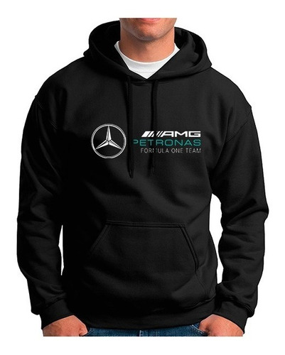 Buzo Hoodie Capota Mercedez Benz Formula 1 Hombre